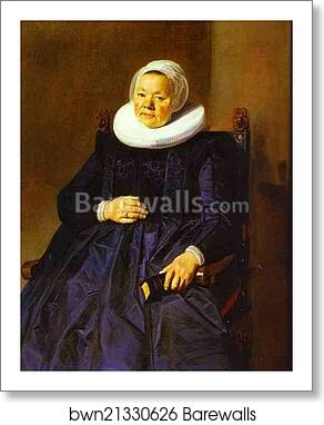 Portrait of a Woman by Frans Hals, Art Print