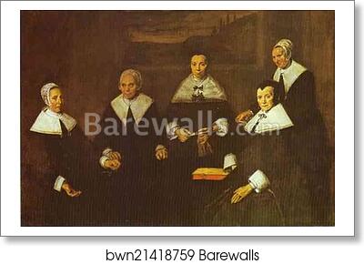 The Lady-Governors of the Old Men's Almshouse at Haarlem by Frans Hals, Art Print The Lady-Governors of the Old Men's Almshouse at Haarlem by Frans Hals, Art Print