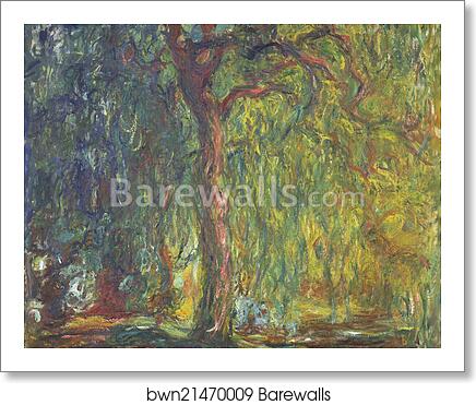Weeping Willow by Claude Monet, Art Print