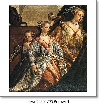 The Family of Darius Before Alexander the Great. Detail by Paolo Veronese, Art Print The Family of Darius Before Alexander the Great. Detail by Paolo Veronese, Art Print