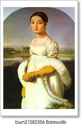 Portrait of Mademoiselle Rivière by Jean-Auguste-Dominique Ingres, Art Print Portrait of Mademoiselle Rivière by Jean-Auguste-Dominique Ingres, Art Print