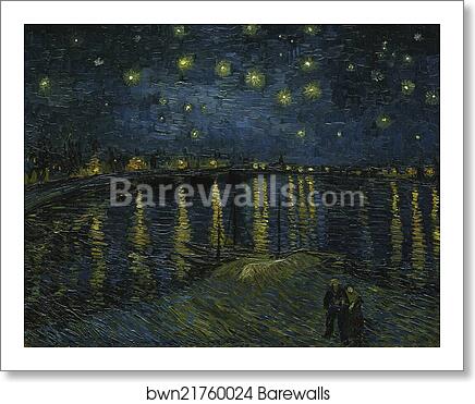 Starry Night by Vincent Van Gogh, Art Print