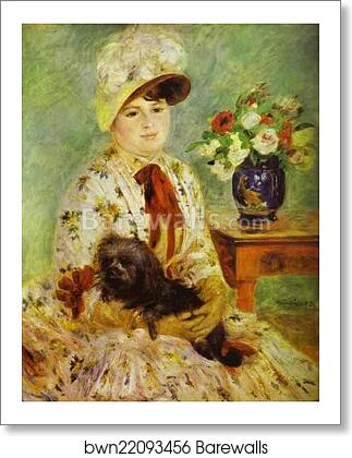 Portrait of Madame Hagen by Pierre-Auguste Renoir, Art Print Portrait of Madame Hagen by Pierre-Auguste Renoir, Art Print