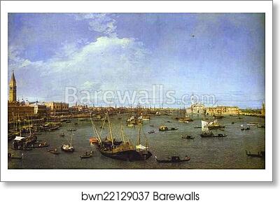 The Basin of St. Mark by Giovanni Antonio Canale, Called Canaletto, Art Print The Basin of St. Mark by Giovanni Antonio Canale, Called Canaletto, Art Print
