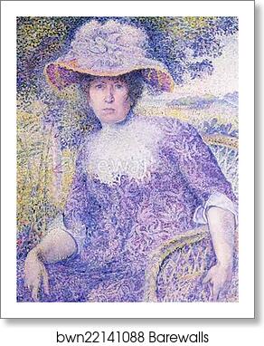 Portrait of Madame Cross by Henri-Edmond Cross (Delacroix), Art Print Portrait of Madame Cross by Henri-Edmond Cross (Delacroix), Art Print