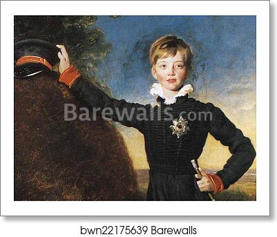 Prince George of Cumberland (1819-78). Detail by Sir Thomas Lawrence, Art Print Prince George of Cumberland (1819-78). Detail by Sir Thomas Lawrence, Art Print