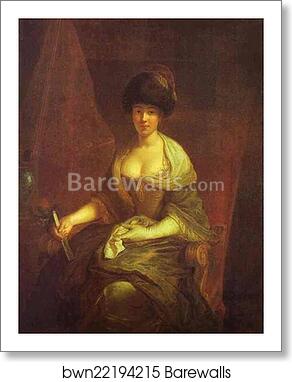 Portrait of Maria Susanna Dinglinger by Antoine Pesne, Art Print Portrait of Maria Susanna Dinglinger by Antoine Pesne, Art Print