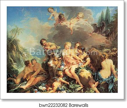 Rape of Europa by François Boucher, Art Print