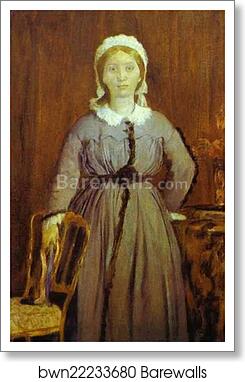 Portrait of Thérèse de Gas, the Artist's Sister by Edgar Degas, Art Print