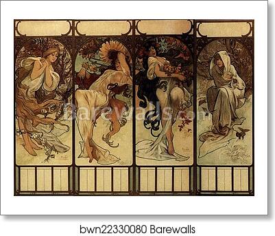 Chocolat Masson/Chocolat Mexicain 1897 by Alphonse Mucha, Art Print Chocolat Masson/Chocolat Mexicain 1897 by Alphonse Mucha, Art Print