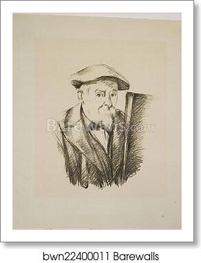 Self-Portrait by Paul Cézanne, Art Print