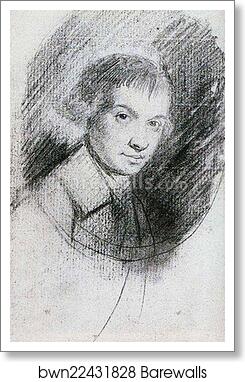 Self-Portrait by George Romney, Art Print
