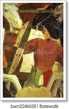 Legend of the True Cross: Battle Between Heraclius and Chosroes. Detail by Piero Della Francesca, Art Print Legend of the True Cross: Battle Between Heraclius and Chosroes. Detail by Piero Della Francesca, Art Print