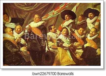 The Banquet of the Officers of the St. George Civic Guard by Frans Hals, Art Print The Banquet of the Officers of the St. George Civic Guard by Frans Hals, Art Print
