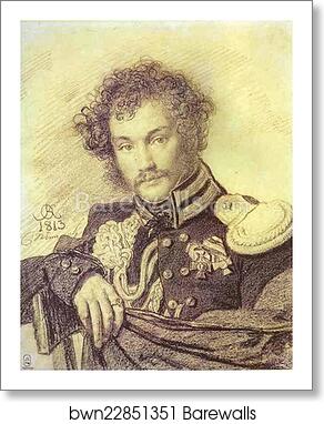 Portrait of M. P. Lanskoy by Orest Kiprensky, Art Print