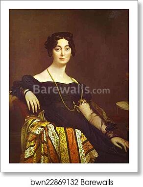 Portrait of Madame Leblanc by Jean-Auguste-Dominique Ingres, Art Print Portrait of Madame Leblanc by Jean-Auguste-Dominique Ingres, Art Print