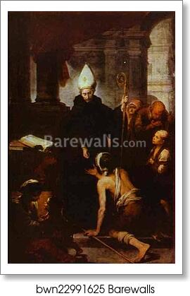 St. Thomas Villanueva Giving Alms by Bartolomé Esteban Murillo, Art Print St. Thomas Villanueva Giving Alms by Bartolomé Esteban Murillo, Art Print