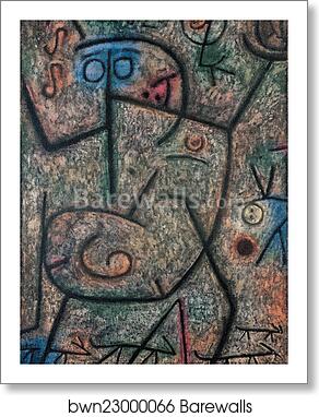 Oh! These Rumors! by Paul Klee, Art Print