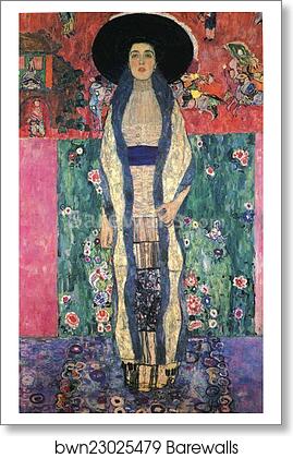 Portrait of Adele Bloch-Bauer II by Gustav Klimt, Art Print Portrait of Adele Bloch-Bauer II by Gustav Klimt, Art Print