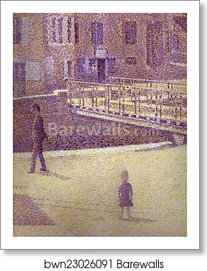 Port-en-Bessin by Georges Seurat, Art Print