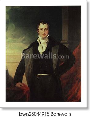 Sir Humphry Davy (1778-1829) by Sir Thomas Lawrence, Art Print