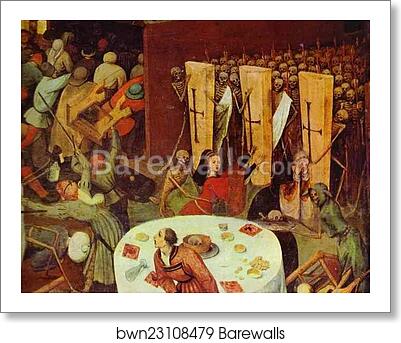 The Triumph of Death. Detail by Pieter Bruegel The Elder, Art Print The Triumph of Death. Detail by Pieter Bruegel The Elder, Art Print