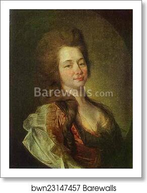 Portrait of M. A. Lvova by Dmitry Levitzky, Art Print