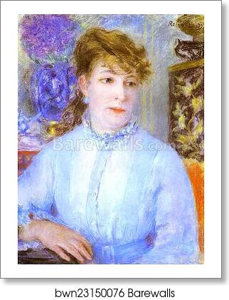 Portrait of a Woman. (Portrait de femme) by Pierre-Auguste Renoir, Art Print Portrait of a Woman. (Portrait de femme) by Pierre-Auguste Renoir, Art Print
