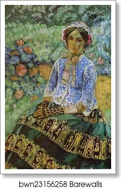 Woman in Blue by Victor Borisov-Musatov, Art Print
