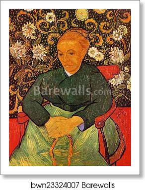 Lullaby (Portrait of Madame Roulin) by Vincent Van Gogh, Art Print