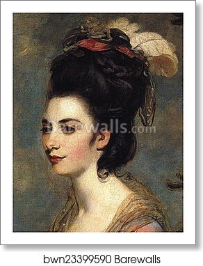 Mrs Richard CroftsÑŽ Detail by Sir Joshua Reynolds, Art Print
