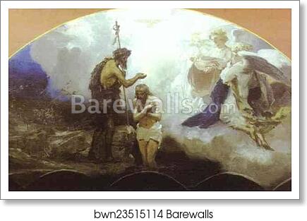 Baptism of Christ by Henryk Hector Siemiradzki, Art Print