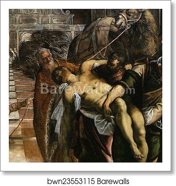 Translation of the Body of St. Mark. Detail by Jacopo Robusti, Called Tintoretto, Art Print Translation of the Body of St. Mark. Detail by Jacopo Robusti, Called Tintoretto, Art Print