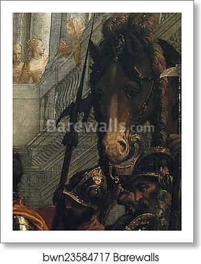 The Family of Darius Before Alexander the Great. Detail by Paolo Veronese, Art Print