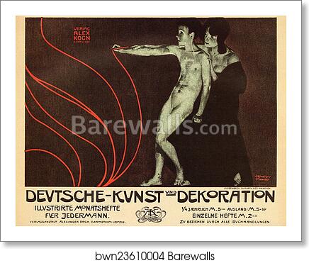 La revue illustrée mensuelle "Deutsche-Kunst und Dekoration" by Josef Rudolf Witzel, Art Print La revue illustrée mensuelle "Deutsche-Kunst und Dekoration" by Josef Rudolf Witzel, Art Print