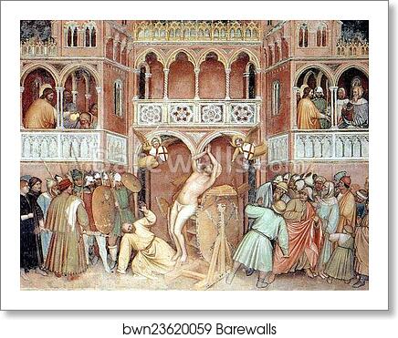 The Martyrdom of St. George by Altichiero Da Zevio, Art Print The Martyrdom of St. George by Altichiero Da Zevio, Art Print