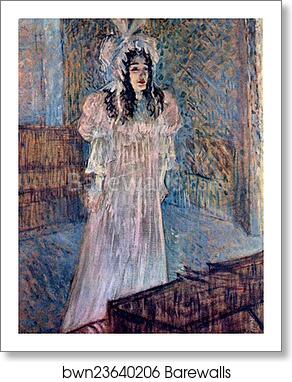 Miss May Belfort by Henri De Toulouse-Lautrec, Art Print