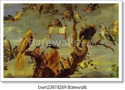 Concert of Birds by Frans Snyders, Art Print