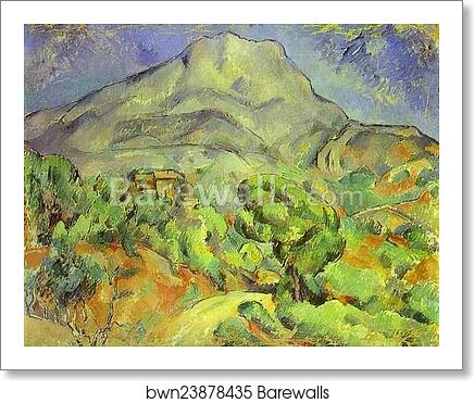 Mount Sainte-Victoire by Paul Cézanne, Art Print