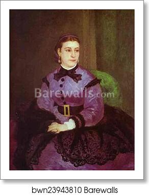 Portrait of Mademoiselle Sicot by Pierre-Auguste Renoir, Art Print Portrait of Mademoiselle Sicot by Pierre-Auguste Renoir, Art Print