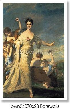 Mrs John Hale by Sir Joshua Reynolds, Art Print