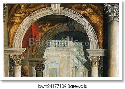 Feast in the House of Levi. Detail by Paolo Veronese, Art Print Feast in the House of Levi. Detail by Paolo Veronese, Art Print