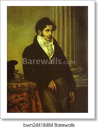Portrait of Count S. S. Uvarov by Orest Kiprensky, Art Print Portrait of Count S. S. Uvarov by Orest Kiprensky, Art Print