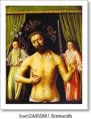 Chtist as the Man of Sorrows by Petrus Christus, Art Print