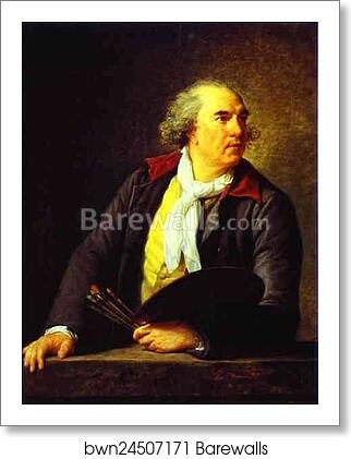 Portrait of the Painter Hubert Robert by Louise-Elisabeth Vigée-Lebrun, Art Print Portrait of the Painter Hubert Robert by Louise-Elisabeth Vigée-Lebrun, Art Print