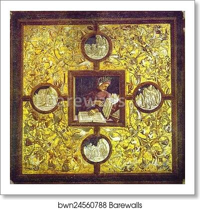 Dante with Scenes from the Divine Comedy by Luca Signorelli, Art Print Dante with Scenes from the Divine Comedy by Luca Signorelli, Art Print