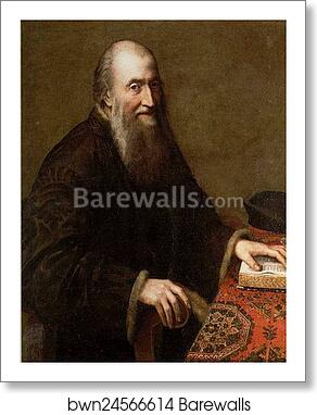 Portrait of an Old Man by Sofonisba Anguissola, Art Print