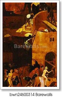 Hell by Hieronymus Bosch, Art Print