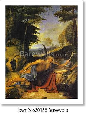 St. Jerome in the Desert by Lorenzo Lotto, Art Print