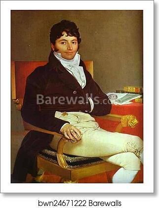 Portrait of Monsieur Rivière by Jean-Auguste-Dominique Ingres, Art Print Portrait of Monsieur Rivière by Jean-Auguste-Dominique Ingres, Art Print